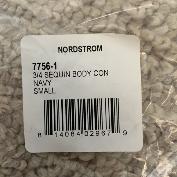 Navy sequin bodycon mini dress - Picture 2 of 7